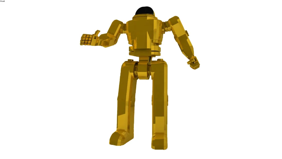 Big Gold Robo 3d challenge 103
