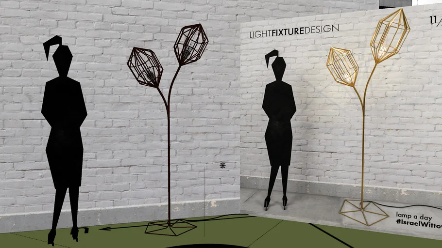 Design Modern light fixture BY Israel Wittow Nu. 11