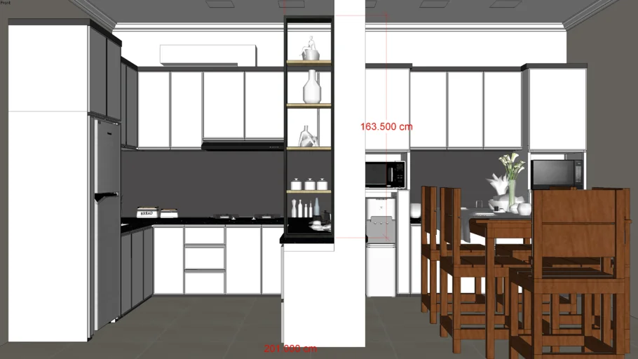 Custom Kitchen Set Aluminium