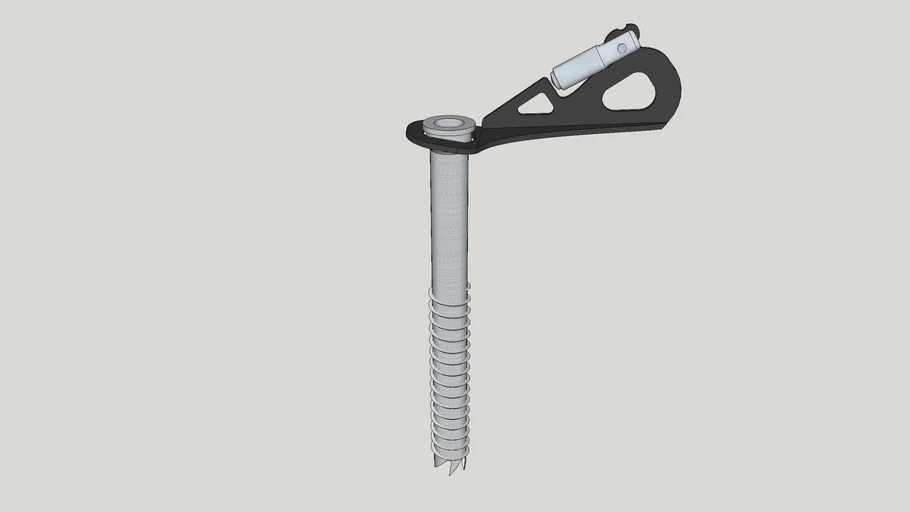 Black Diamond Express Ice Screw (reverse threads) | 3D Warehouse