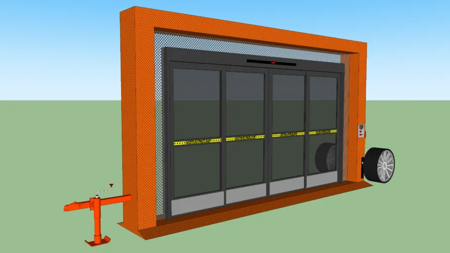 Portable Automatic Sliding Door 2