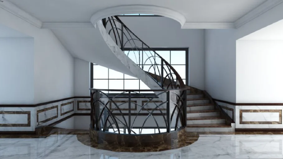 Staircase Concept 004 : Curved Staircase