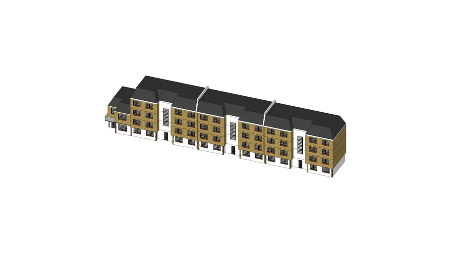 1 bed cluster | 3D Warehouse