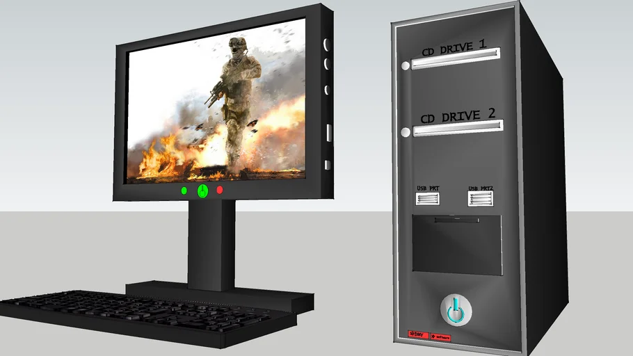 Small Computer Set--Modern Warfare 2 | 3D Warehouse