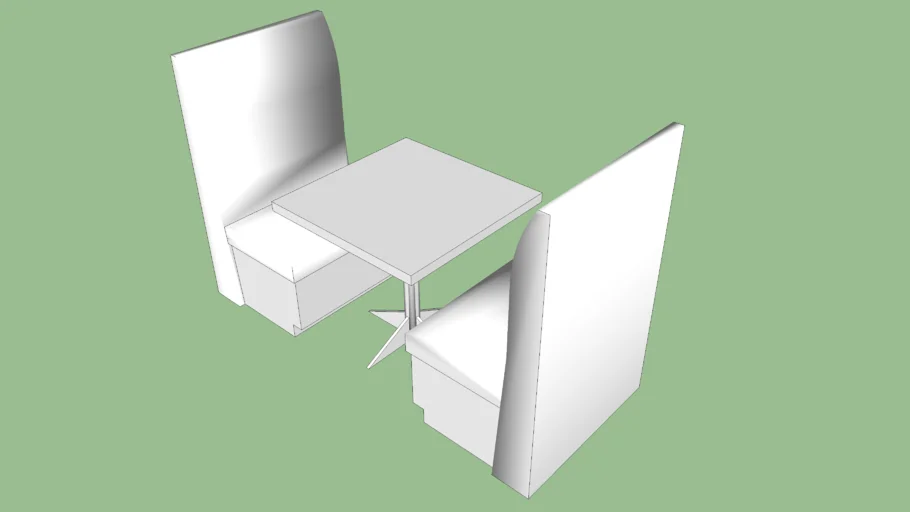 Restaurant booth