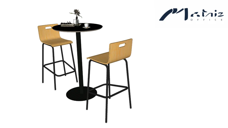 Mesa Bistrô para Café - Bortolini e Cavaletti