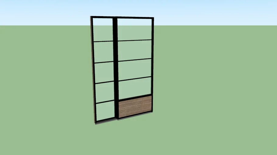 Sliding French Door w/ french window