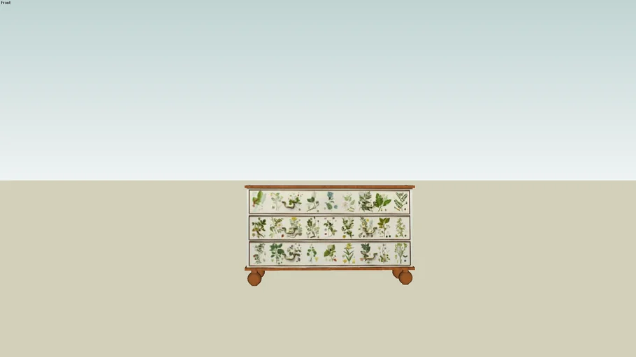 Florabyrå / Flora chest of drawers by Josef Frank / Svenskt tenn