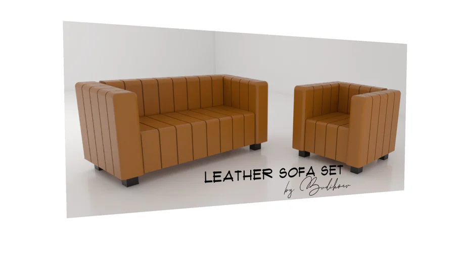 Learher Sofa Set
