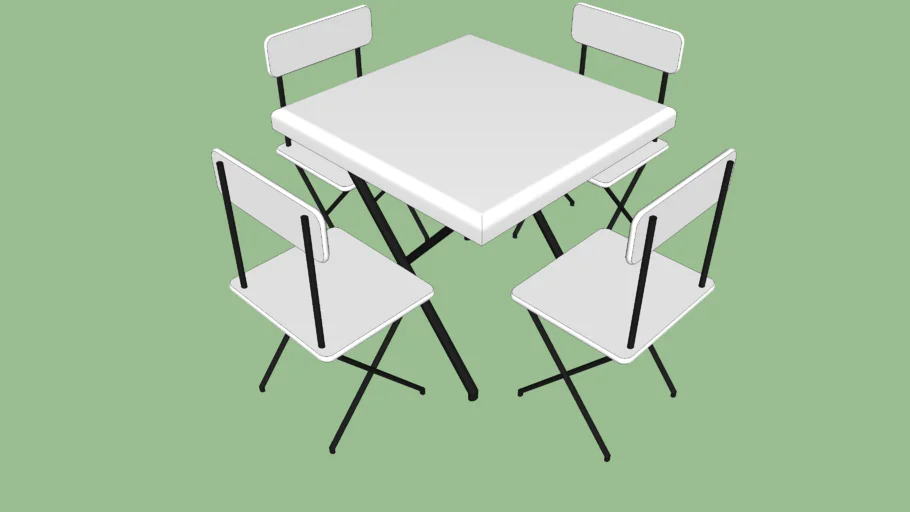 Mesa y sillas - Table and chair