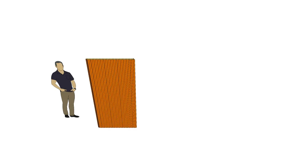 Upright cover panel | 3D Warehouse
