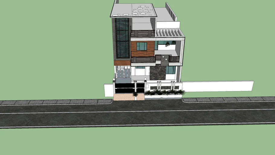 simple modern indian house