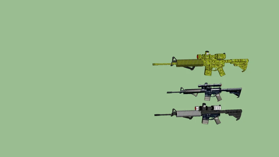 M4A1 Verde e Normal