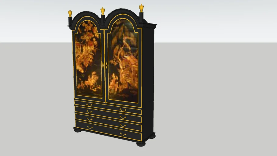 Queen Anne Wardrobe or Armoire