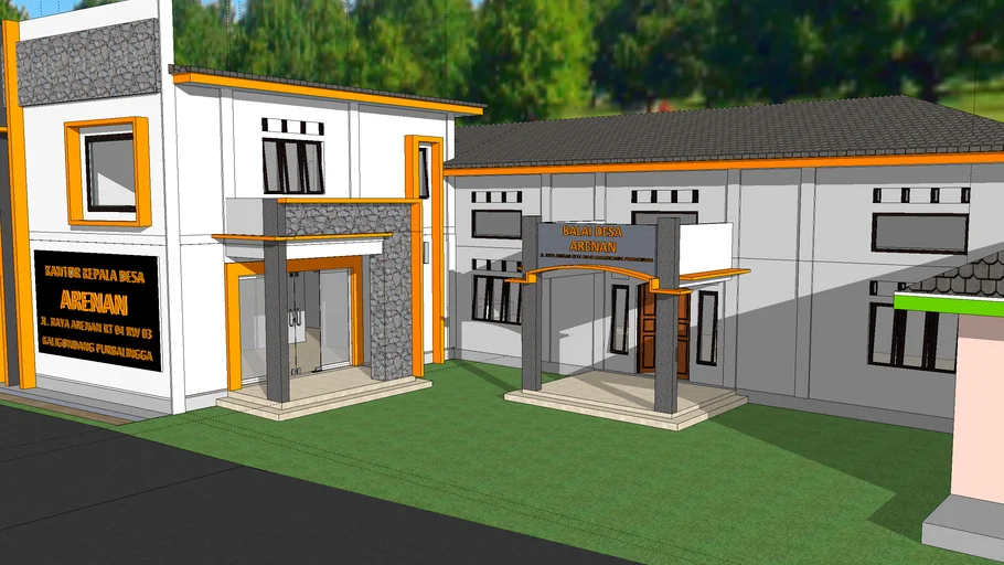 Kantor desa balai desa kantor kelurahan