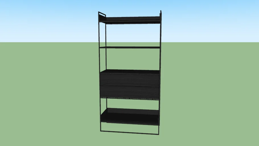 Estante Slim com Gavetas 