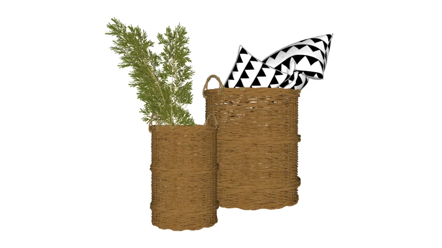 Cestas de palha_decor