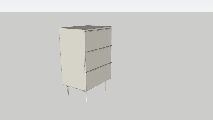 Westwing - Small wooden chest of drawers Elona