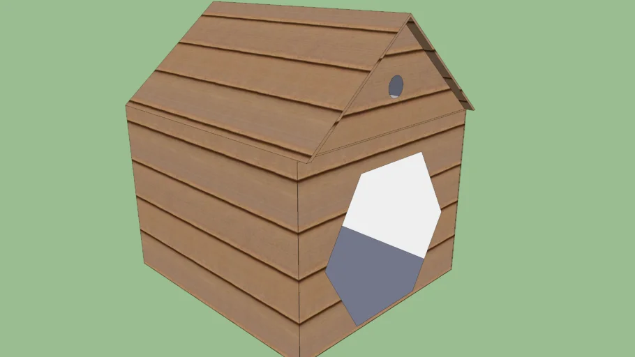 doghouse/casa de cachorro em madeira