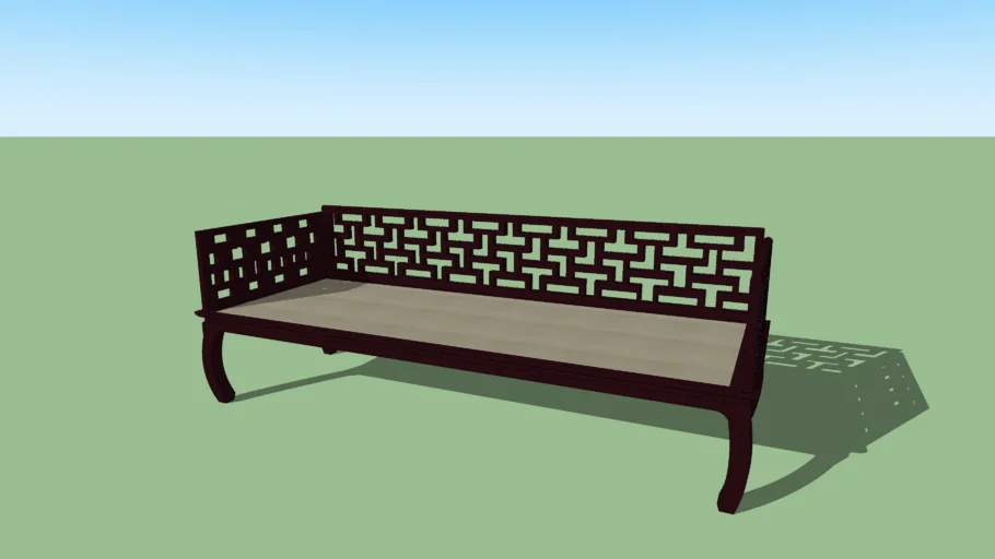 Couch Bed, Ming or Qing dynasty