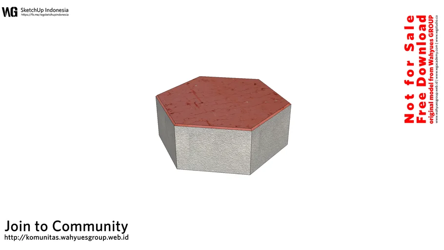 Paving Hexagonal 20x20x8
