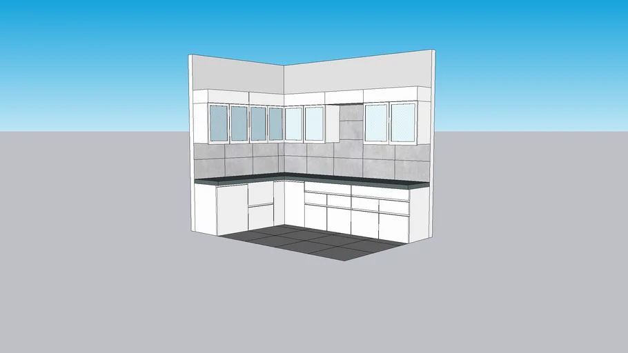 L Shape Kitchen | 3D Warehouse