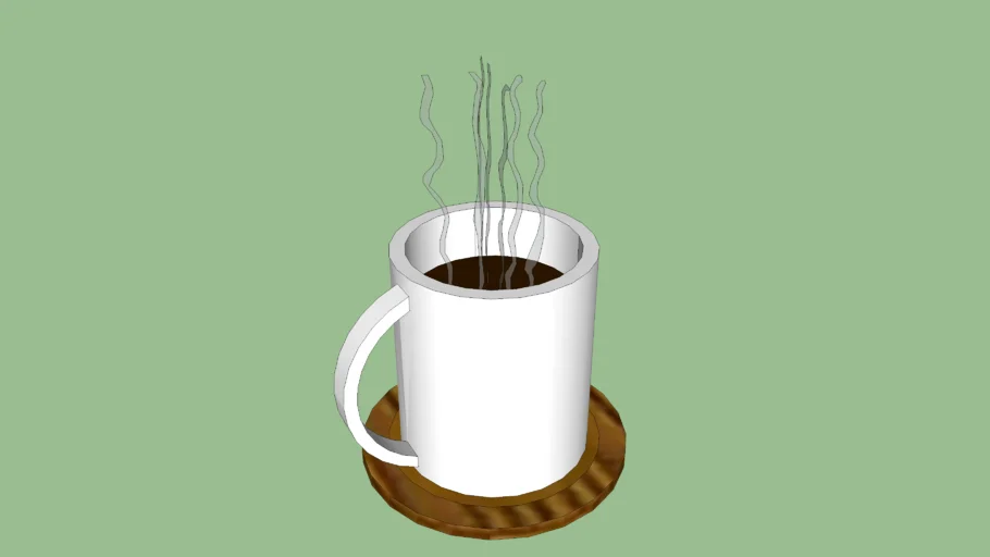 Coffe Cup w/smoke
