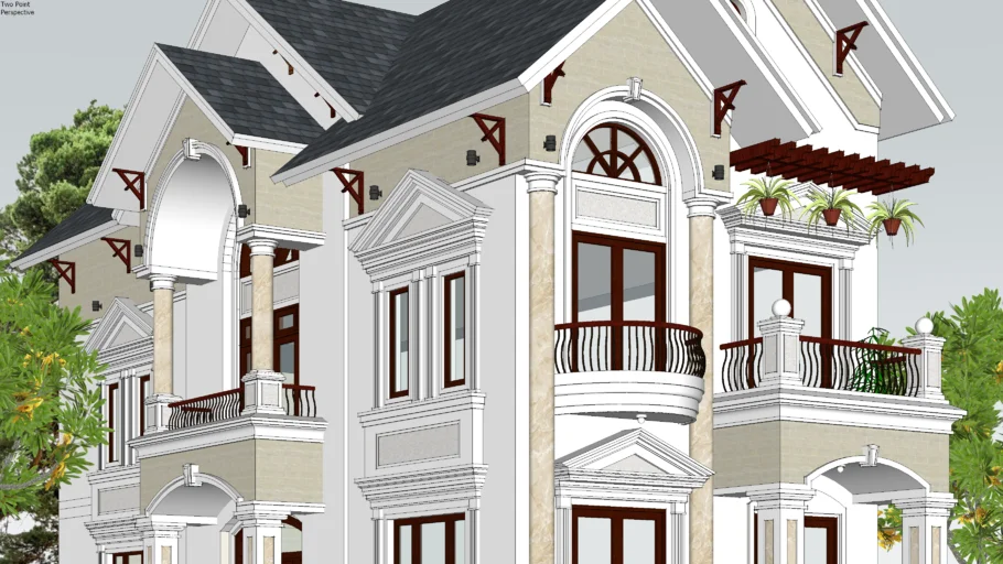 biệt thự 2 tầng
