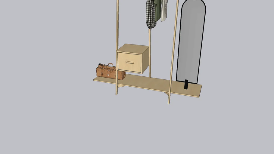 Free Standing Closet