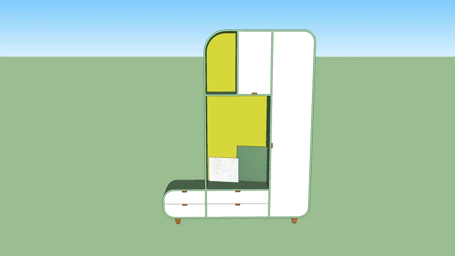 meuble entrée penderie banquette