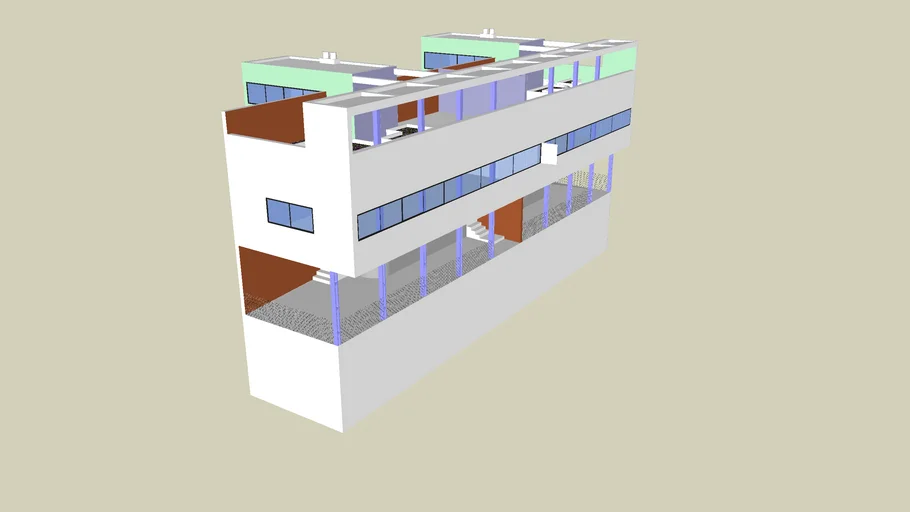 Doppelwohnhaus Weissenhofsiedlung Stuttgart Le Corbusier & Pierre Jeanneret