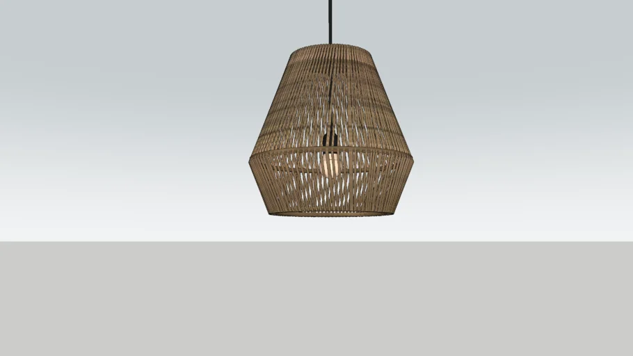 RATTAN PENDANT LAMP