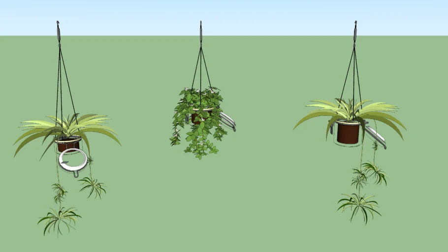 Hanging plant pots