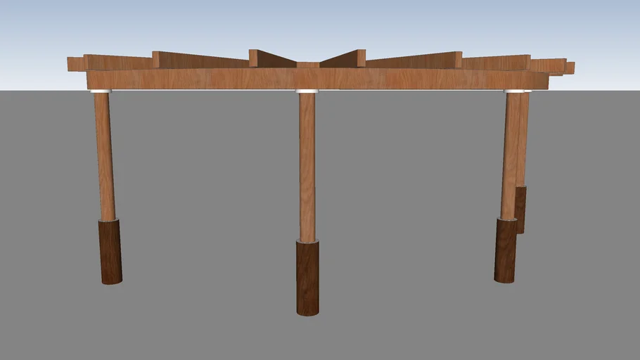 Semi Circle Arbor