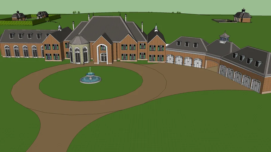 Equestrian Estate Mansion Horse Farm
