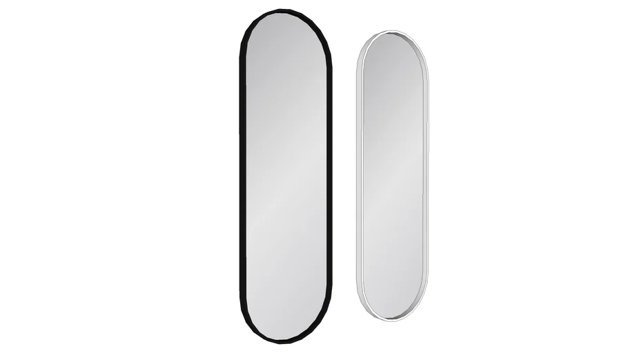 Norm Oval Mirror Kelli Mirror 51" x 16