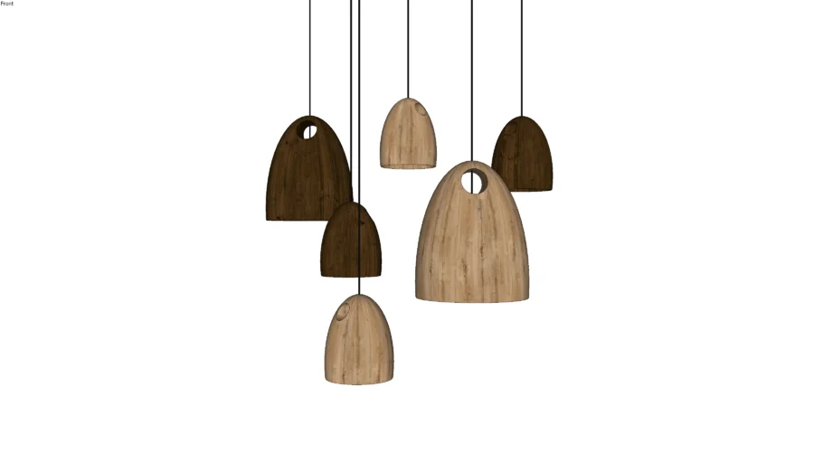 Oak Pendant Light