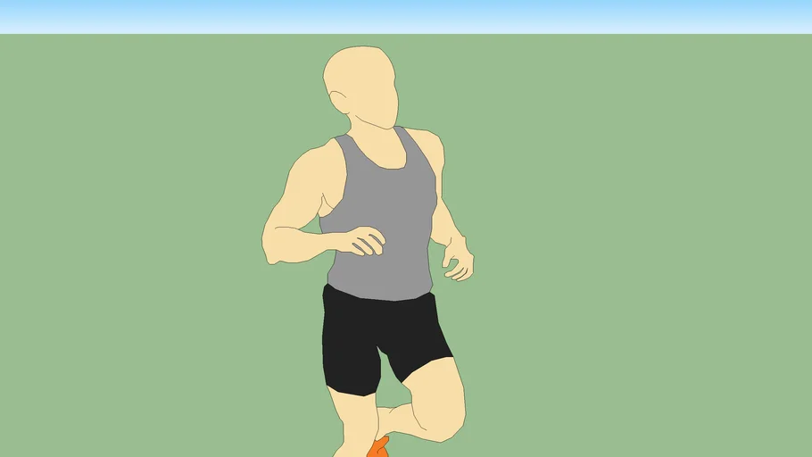 2D Marathon Runner