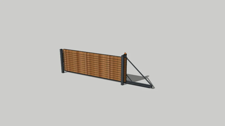 AW.10.PU residential sliding gate