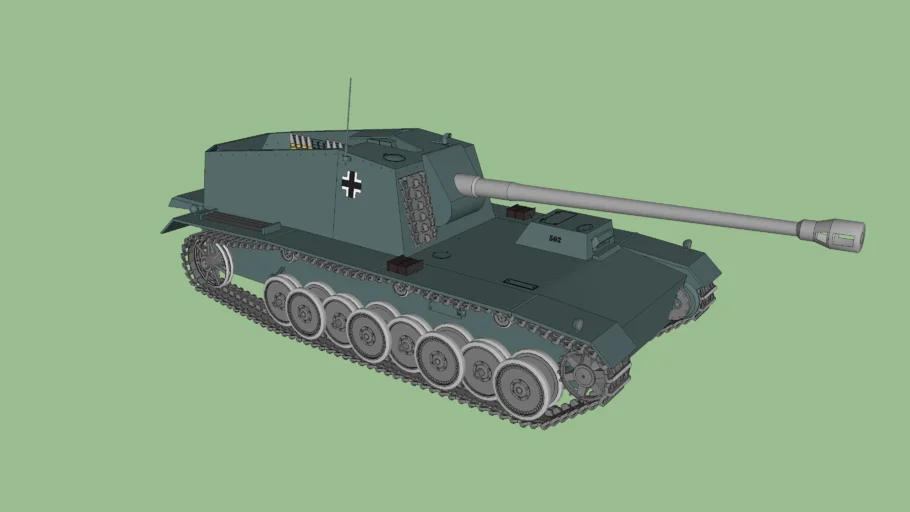 Selbstfahrlafette auf VK3001(H) "Sturer Emil"