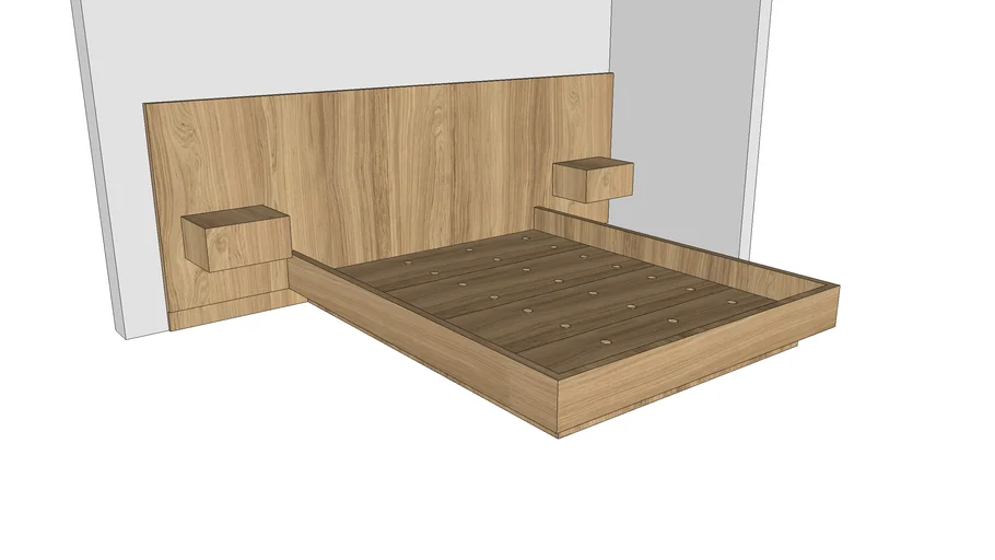 Base queen bed