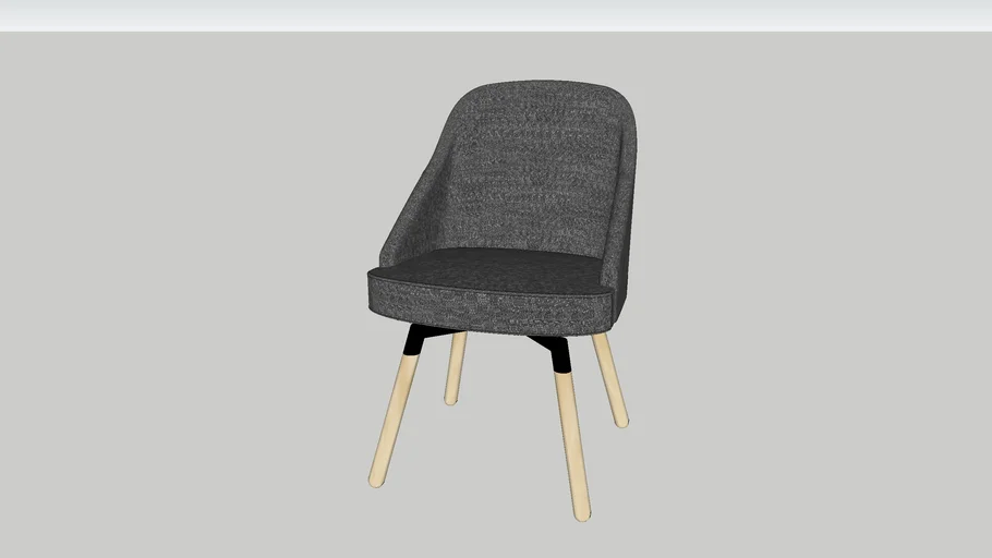 家具 IKEA JANOLOF JANOLOF swivel armchair, Gunnared dark grey - IKEA