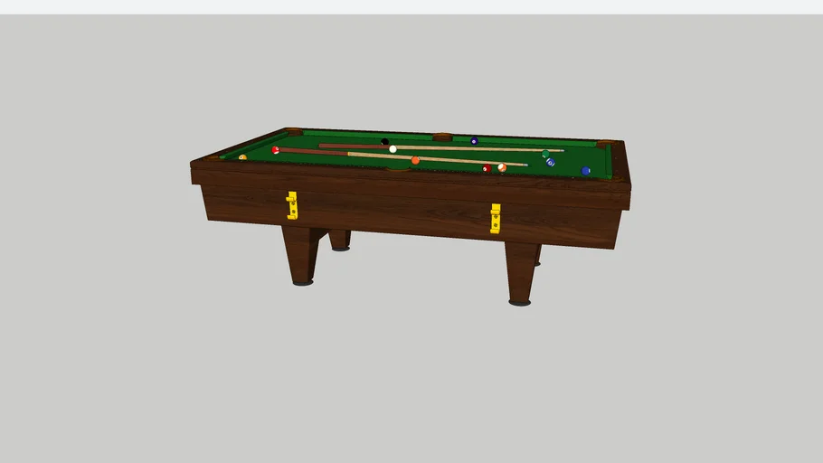 Pool Table Single | 3D Warehouse