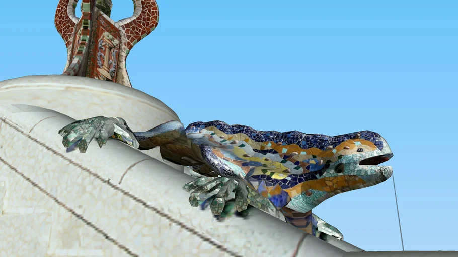 El Drac de Gaudí del Parc Güell (Barcelona)