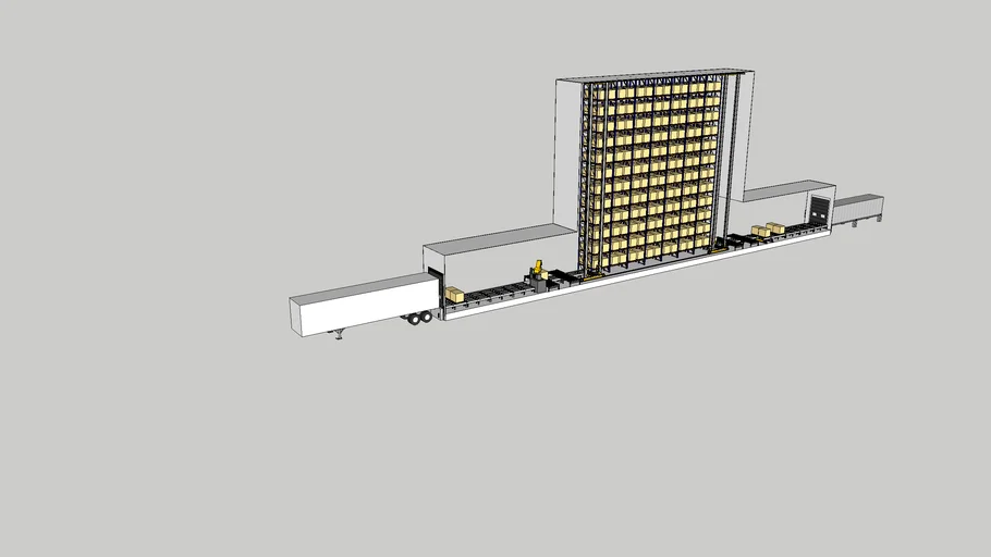 Automated High Rack Storage Warehouse