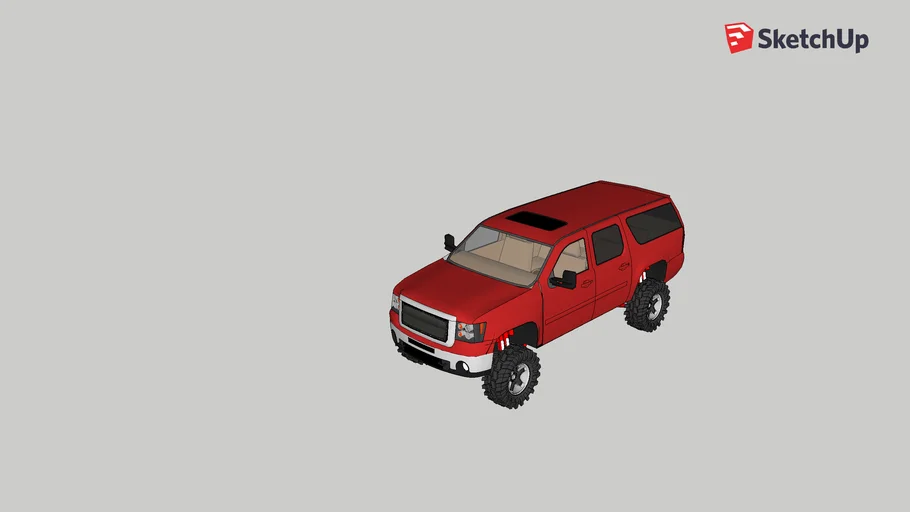 Chevy Suburban with GMC Sierra Front End Conversion 