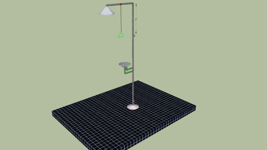 Emergency Shower Eyewash Combination