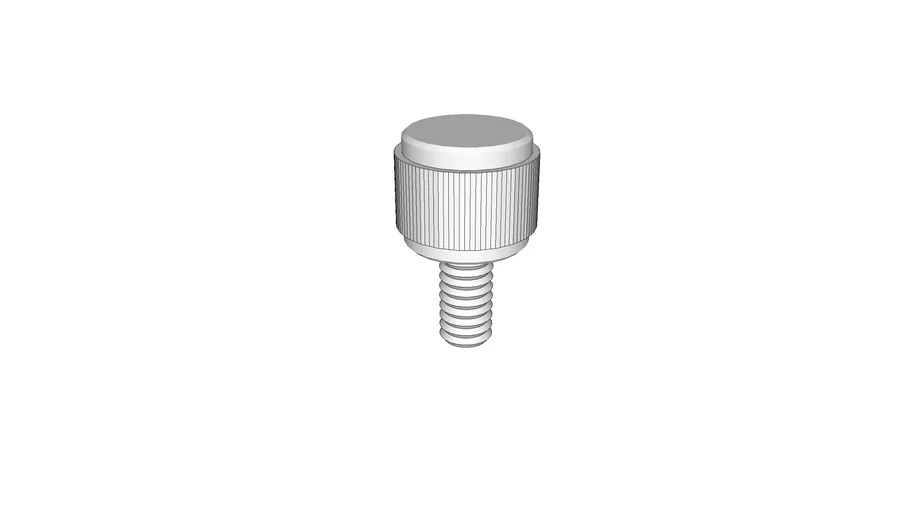 thumb screw, machine, knurled head, 0.25-20 x 0.5 in. - McMaster-Carr 93585A180