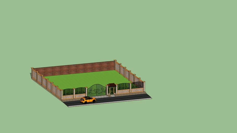 MURO PERIMETRAL + DECORATIVOS