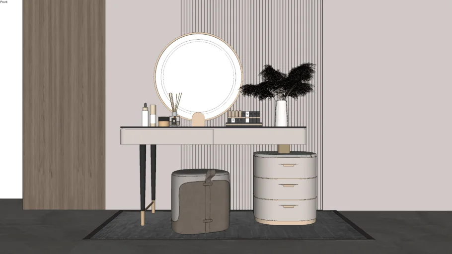 makeup table